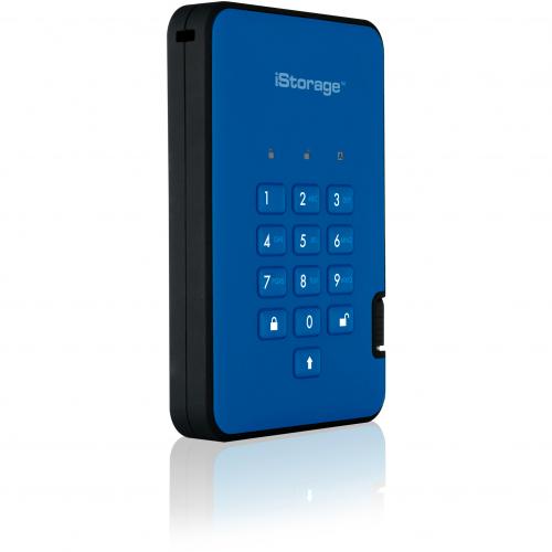 IStorage DiskAshur2 HDD 2 TB | Secure Portable Hard Drive | Password Protected | Dust/Water Resistant | Hardware Encryption IS DA2 256 2000 BE Alternate-Image8/500