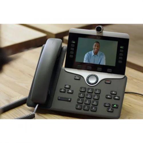 Cisco 8845 IP Phone   Corded/Cordless   Corded   Bluetooth   Wall Mountable, Tabletop   Charcoal   TAA Compliant Alternate-Image8/500