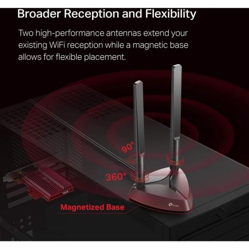 TP Link TX3000E   WiFi 6 AX3000 PCIe WiFi Card   802.11AX Dual Band Wireless Adapter With MU MIMO Alternate-Image8/500