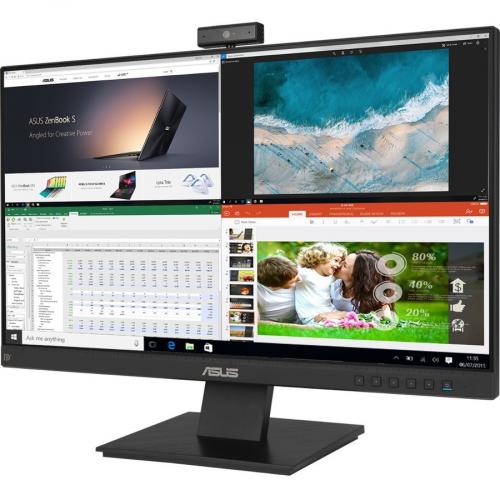 ASUS BE24EQK 23.8" 1080P Full HD IPS Business Monitor With Built In Adjustable 2MP Webcam   Eye Care   DisplayPort HDMI   Frameless   Mic Array   Stereo Speaker   Video Conference Alternate-Image8/500