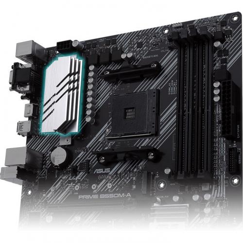 Asus Prime B550M A/CSM Desktop Motherboard   AMD B550 Chipset   Socket AM4   Micro ATX Alternate-Image8/500