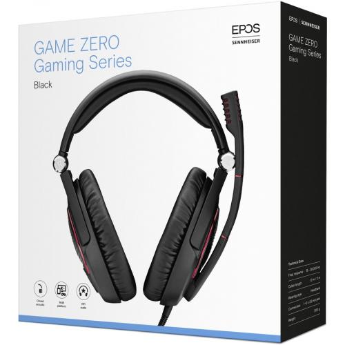 EPOS GAME ZERO Black Gaming Headset Alternate-Image8/500