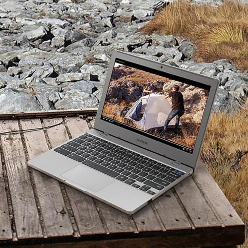 Samsung Chromebook 4 XE310XBA 11.6" Rugged Chromebook   HD   1366 X 768   Intel Celeron N4020 Dual Core (2 Core) 1.10 GHz   4 GB Total RAM   32 GB Flash Memory   Platinum Titan Alternate-Image8/500