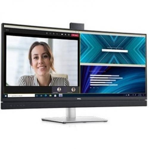 Dell C3422WE 34.1" WQHD Curved Screen Edge WLED LCD Monitor   21:9   Platinum Silver Alternate-Image8/500