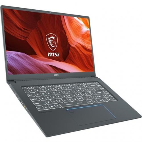 MSI Prestige 15 A10SC 439 15.6" Notebook   4K UHD   3840 X 2160   Intel Core I7 10th Gen I7 10710U 1.10 GHz   32 GB Total RAM   1 TB SSD   Gray With Blue Diamond Cut Alternate-Image8/500