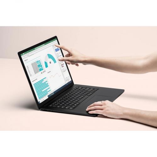 Microsoft Surface Laptop 4 13.5" Touchscreen Intel Core I5 1135G7 8GB RAM 512GB SSD Matte Black   11th Gen I5 1135G7 Quad Core   2256 X 1504 Touchscreen Display   Intel Iris Plus 950 Graphics   Windows 11   Up To 17 Hours Of Battery Life Alternate-Image8/500