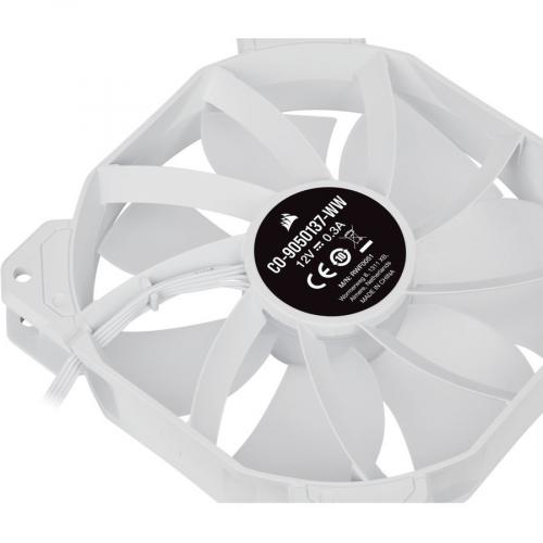 CORSAIR ICUE SP120 RGB Elite Performance 120mm White PWM Triple Fan Kit With ICUE Lighting Node Alternate-Image8/500