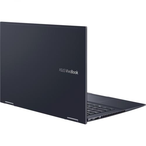 Asus VivoBook Flip 14 14" Touchscreen Convertible Notebook 1920 X 1080 FHD AMD Ryzen 7 5700U 8GB RAM 512GB SSD Bespoke Black Alternate-Image8/500