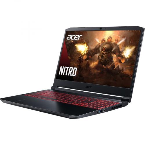 Acer Nitro 5 15.6" Gaming Notebook 144Hz AMD Ryzen 7 5800H 16GB RAM 256GB SSD NVIDIA GeForce GTX 1650 4 GB Shale Black Alternate-Image8/500