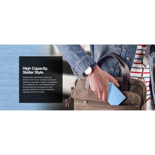 Seagate One Touch STKG2000402 1.95 TB Solid State Drive   External   Blue Alternate-Image8/500