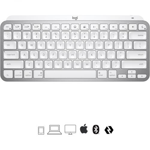 Logitech MX Keys Mini For MAC Minimalist Wireless Illuminated Keyboard Alternate-Image8/500