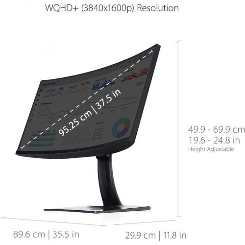 38" ColorPro 21:9 Curved WQHD+ IPS Monitor With 90W USB C, RJ45 And SRGB Alternate-Image8/500