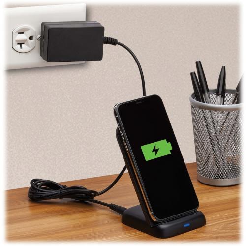Tripp Lite By Eaton 10W Wireless Fast Charging Stand With International AC Adapter, Black Alternate-Image8/500