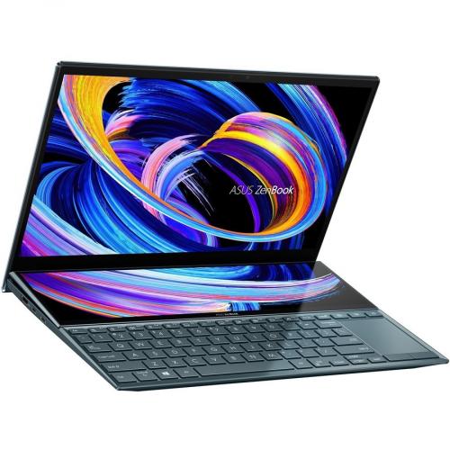 Asus ZenBook Duo 14 14" Notebook 1920 X 1080 FHD Intel Core I7 1195G7 16GB RAM 1TB SSD Celestial Blue   Intel Core I7 1195G7 Quad Core   1920 X 1080 FHD Display   NVIDIA GeForce MX450   In Plane Switching (IPS) Technology   Windows 11 Pro Alternate-Image8/500