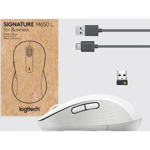 Logitech Signature M650 For Business (Off White)   Brown Box Alternate-Image8/500