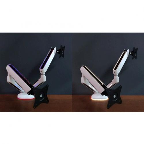 SIIG Premium Dual Monitor Arms Desk Mount With Gaming RGB Lighting Alternate-Image8/500