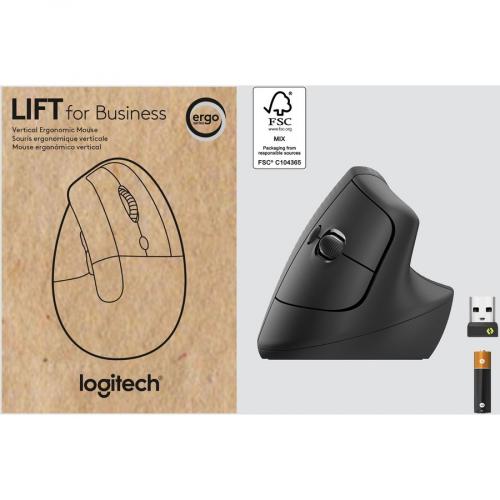 Logitech Lift Ergo Mouse Alternate-Image8/500