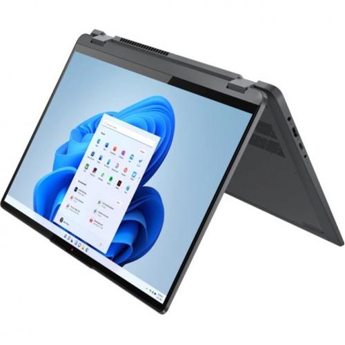 Lenovo IdeaPad Flex 5 16" Touchscreen Convertible 2 In 1 Notebook Intel I7 1255U 16GB RAM 512GB SSD Storm Grey Alternate-Image8/500