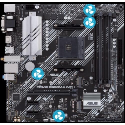 Asus Prime B550M-A WIFI II Desktop Motherboard - AMD B550 Chipset