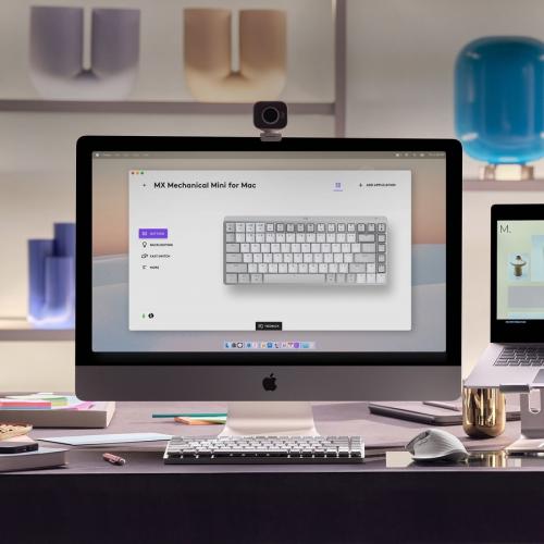 Logitech MX Mechanical Mini For Mac Wireless Illuminated Performance Keyboard Alternate-Image8/500