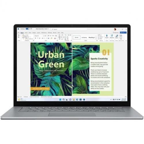 Microsoft Surface Laptop 5 15" Touchscreen Notebook   2496 X 1664   Intel Core I7 12th Gen I7 1265U   Intel Evo Platform   16 GB Total RAM   256 GB SSD   Platinum Alternate-Image8/500