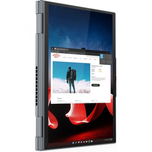 Lenovo ThinkPad X1 Yoga Gen 8 21HQ0007US 14" Touchscreen Convertible 2 In 1 Notebook   WUXGA   Intel Core I7 13th Gen I7 1355U   Intel Evo Platform   16 GB   512 GB SSD   Storm Gray Alternate-Image8/500