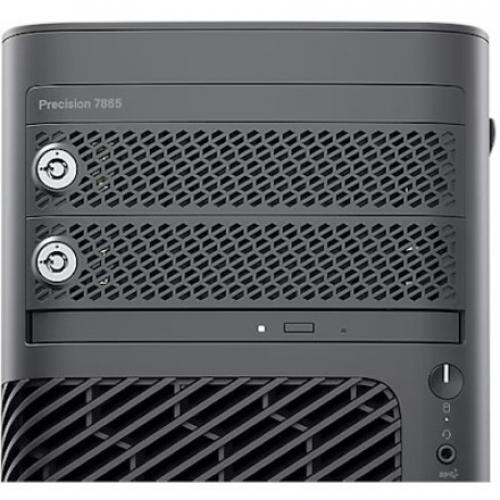 Dell Precision 7000 7865 Workstation   AMD Ryzen Threadripper PRO Dodeca Core (12 Core) 5945WX 4.10 GHz   32 GB DDR4 SDRAM RAM   1 TB SSD   Tower   Black Alternate-Image8/500
