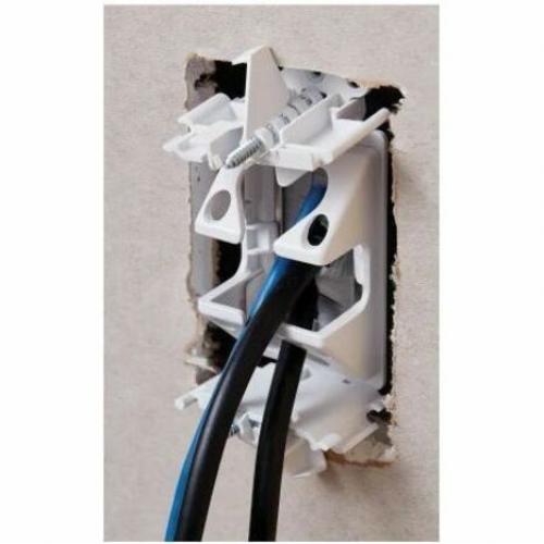 Sanus In Wall Cable Management Brush Wall Plate   White Alternate-Image8/500