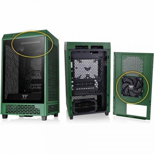 Thermaltake The Tower 200 Racing Green Mini Chassis Alternate-Image8/500