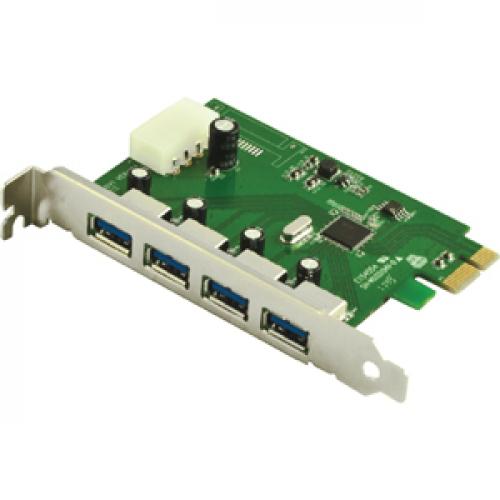 VisionTek 4 Port USB 3.0 PCIe Internal Card Bottom/500