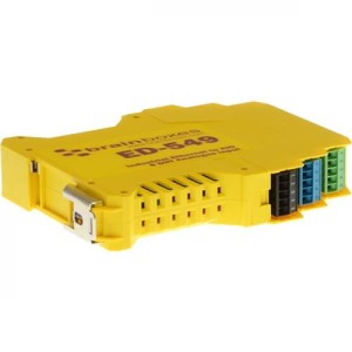 Brainboxes   Ethernet To 8 Analogue Inputs + RS485 Gateway Bottom/500