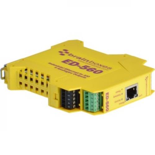 Brainboxes   Ethernet To 4 Analogue Outputs + RS485 Gateway Bottom/500