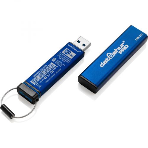 IStorage DatAshur PRO 4 GB | Secure Flash Drive | FIPS 140 2 Level 3 Certified | Password Protected | Dust/Water Resistant | IS FL DA3 256 4 Bottom/500