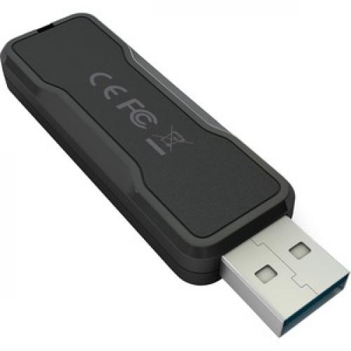 V7 128GB USB 3.1 Flash Drive   With Retractable USB Connector Bottom/500