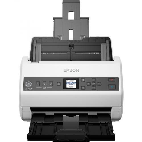 Epson DS 730N Sheetfed Scanner   600 Dpi Optical Bottom/500