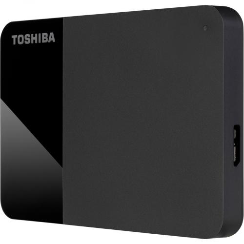 Toshiba Canvio Ready HDTP320XK3AA 2 TB Portable Hard Drive   External   Black Bottom/500
