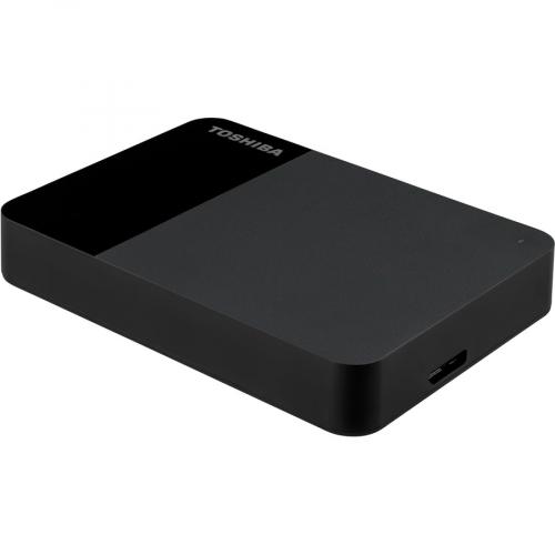 Toshiba Canvio Ready HDTP340XK3CA 4 TB Portable Hard Drive   External   Black Bottom/500