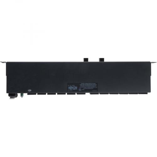 Tripp Lite By Eaton 2.9kW Single Phase Basic PDU With ISOBAR Surge Protection, 120V, 3840 Joules, 12 NEMA 5 15/20R Outlets, L5 30P Input, 15 Ft. Cord, 1U Rack Mount, TAA Bottom/500