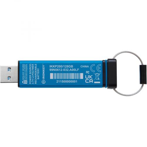 Kingston Keypad 200 16GB USB 3.2 (Gen 1) Type A Flash Drive Bottom/500