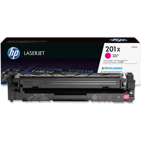 Original HP 201X Magenta High Yield Toner Cartridge | Works With HP Color LaserJet Pro M252, HP Color LaserJet Pro MFP M277 Series | CF403X Collections/500