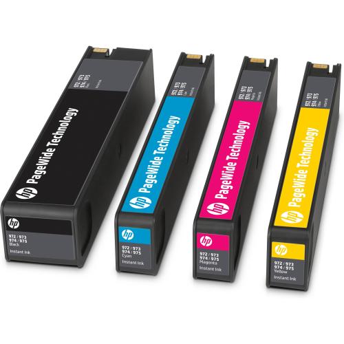 HP 972A | PageWide Cartridge | Yellow | Works With HP PageWide Pro 452 Series, 477 Series, 552dw, 577 Series | L0R92AN Collections/500