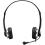 Adesso USB Stereo Headset With Adjustable Microphone  Noise Cancelling  Mono   USB   Wired   Over The Head   6 Ft Cable  , Omni Directional Microphone   Black Front/500