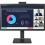 LG 24BP750C B 24" Class Webcam Full HD LCD Monitor   16:9   Black Front/500