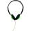 Hamilton Buhl Personal On Ear Stereo Headphone, GREEN Front/500