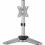 Rocstor ErgoReach Mounting Pole For Monitor, Display   Silver Front/500