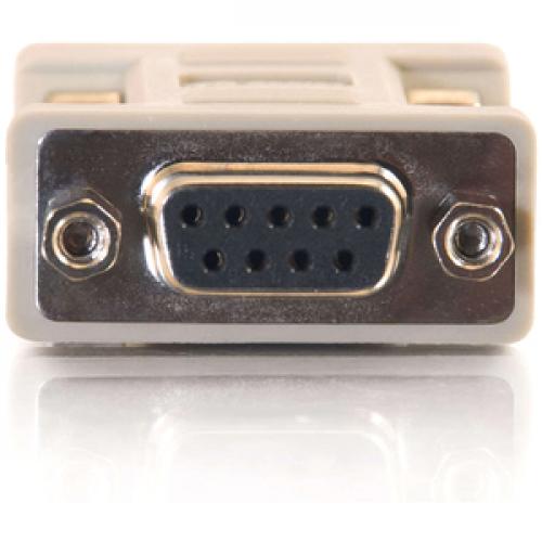 C2G DB9 Male To DB9 Female Null Modem Adapter Front/500