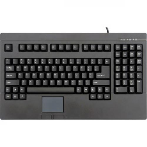 Solidtek USB Full Size POS Keyboard With Touchpad Mouse KB 730BU Front/500