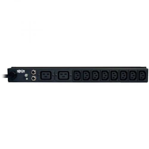Tripp Lite By Eaton 1.9 3.8kW Single Phase 120 240V Basic PDU, 14 Outlets (12 C13 & 2 C19), C20 With 5 Adapters, 10 Ft. (3.05 M) Cord, 1U Rack Mount Front/500