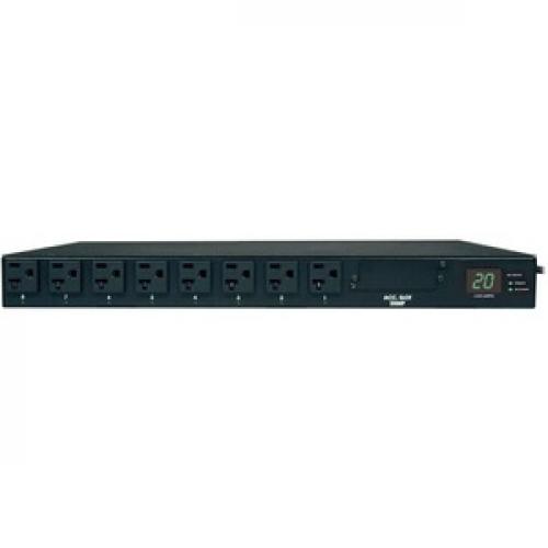Tripp Lite By Eaton 1.9kW Single Phase Local Metered Automatic Transfer Switch PDU, 2 120V L5 20P / 5 20P Inputs, 16 5 15/20R Outputs, 1U, TAA Front/500