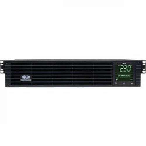 Tripp Lite By Eaton SmartPro 230V 2.2kVA 1.92kW Line Interactive Sine Wave UPS, 2U, Extended Run, Network Card Options, LCD, USB, DB9   Battery Backup Front/500
